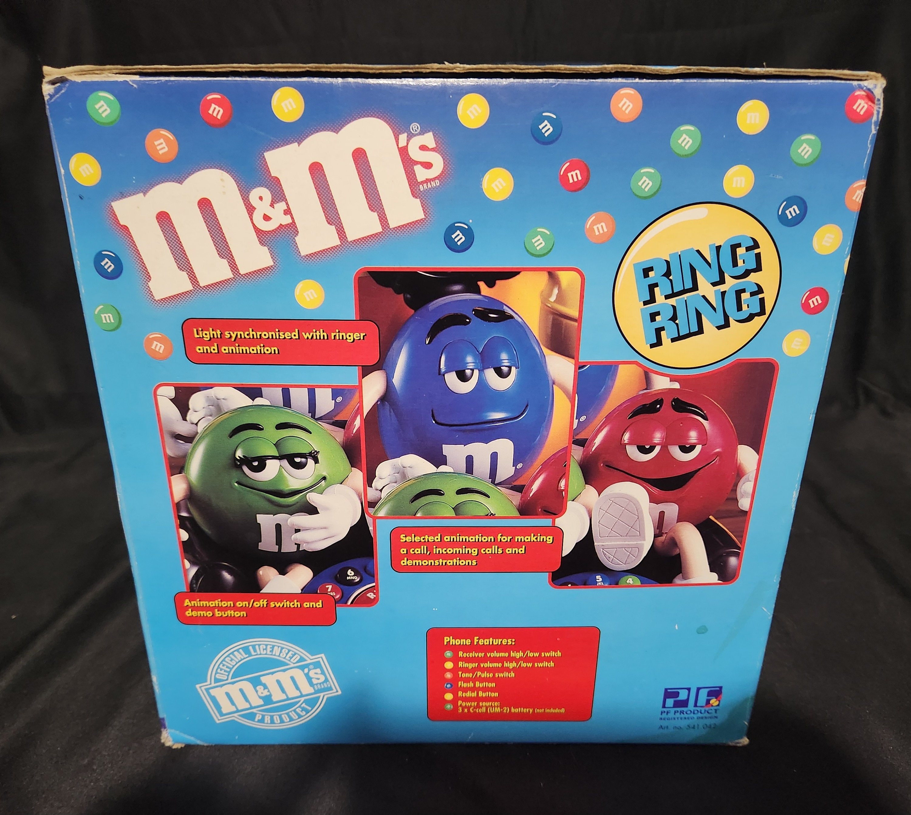 BRAND NEW Vintage M&ms Animated Telephone Lights up and Talks. 3