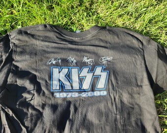 J* Vintage Kiss the Farewell Tour 1973-2000 T-shirt Large - Etsy