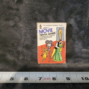 Jahrgang 1984 Professor Hoyle's Movie Trivia Game Series 1 Card Deck