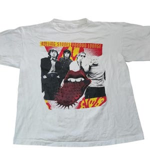 Vintage 1994 Single Stitch Rolling Stones Voodoo Lounge Tour T-Shirt X-Large XL