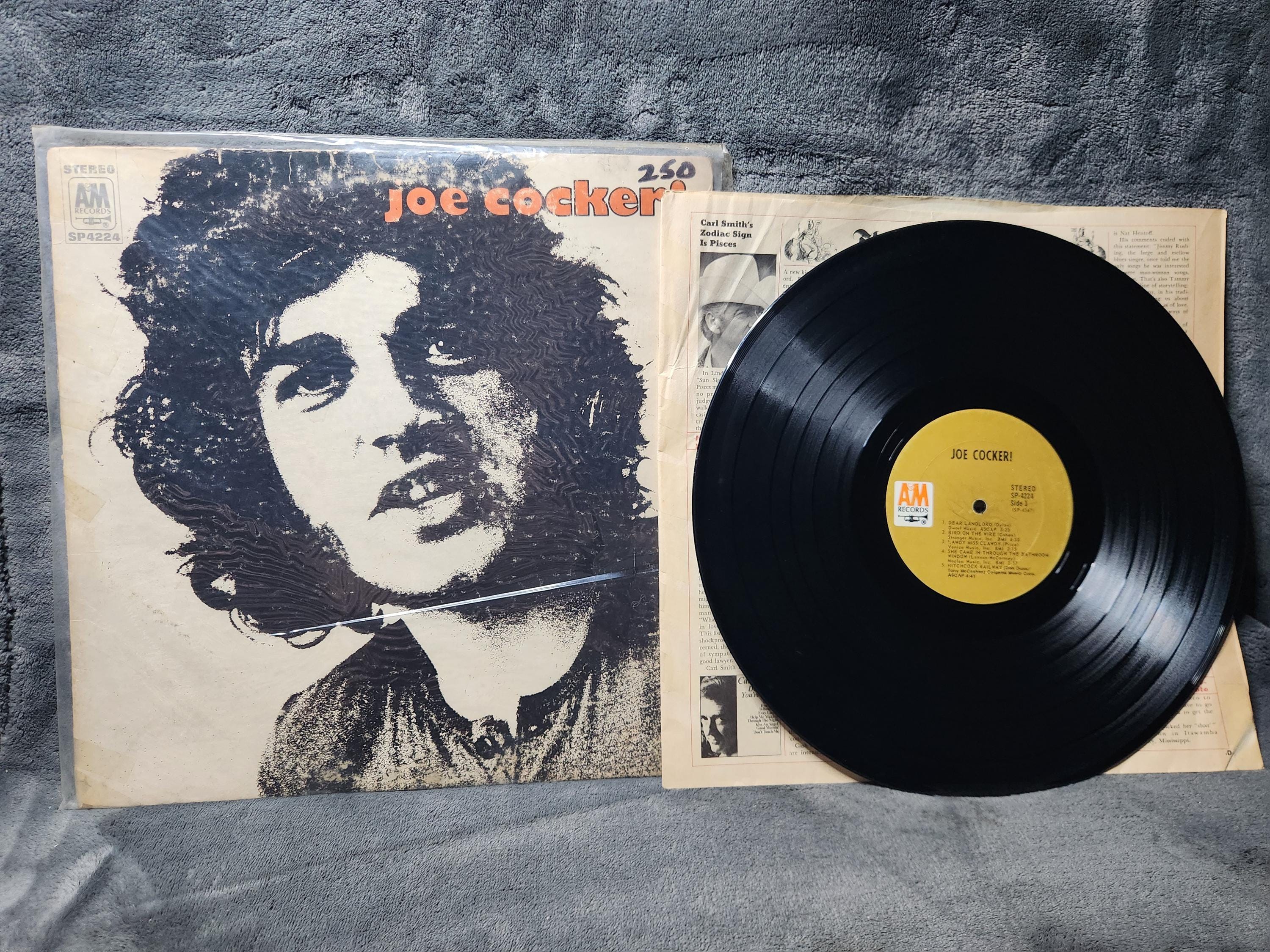 J* Vintage 1969 Self Titled by Joe Cocker Vinyl Record AM Records