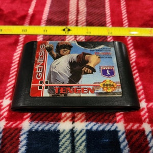 Vintage WORKING 1994 RBI Baseball Tengen Sega Genesis game cartridge