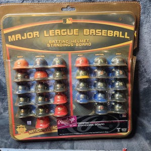 Mlb Helmet Standings Board - Etsy