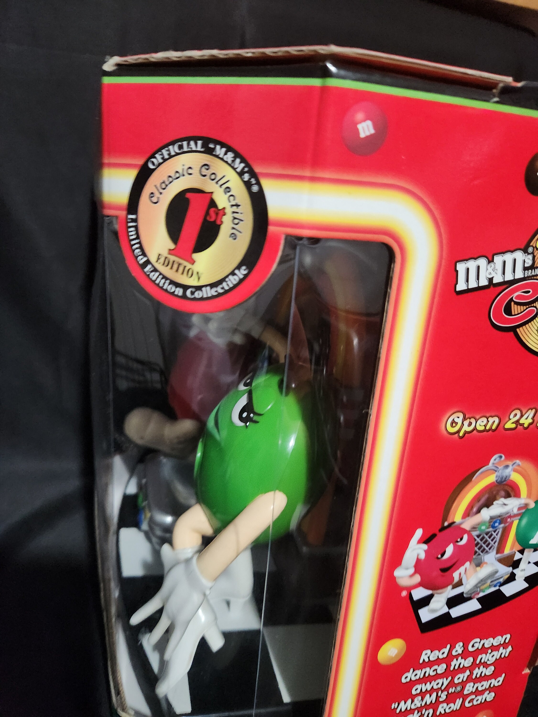 NOS Vintage M&m's Rock'n Roll Cafe Jukebox Candy Dispenser