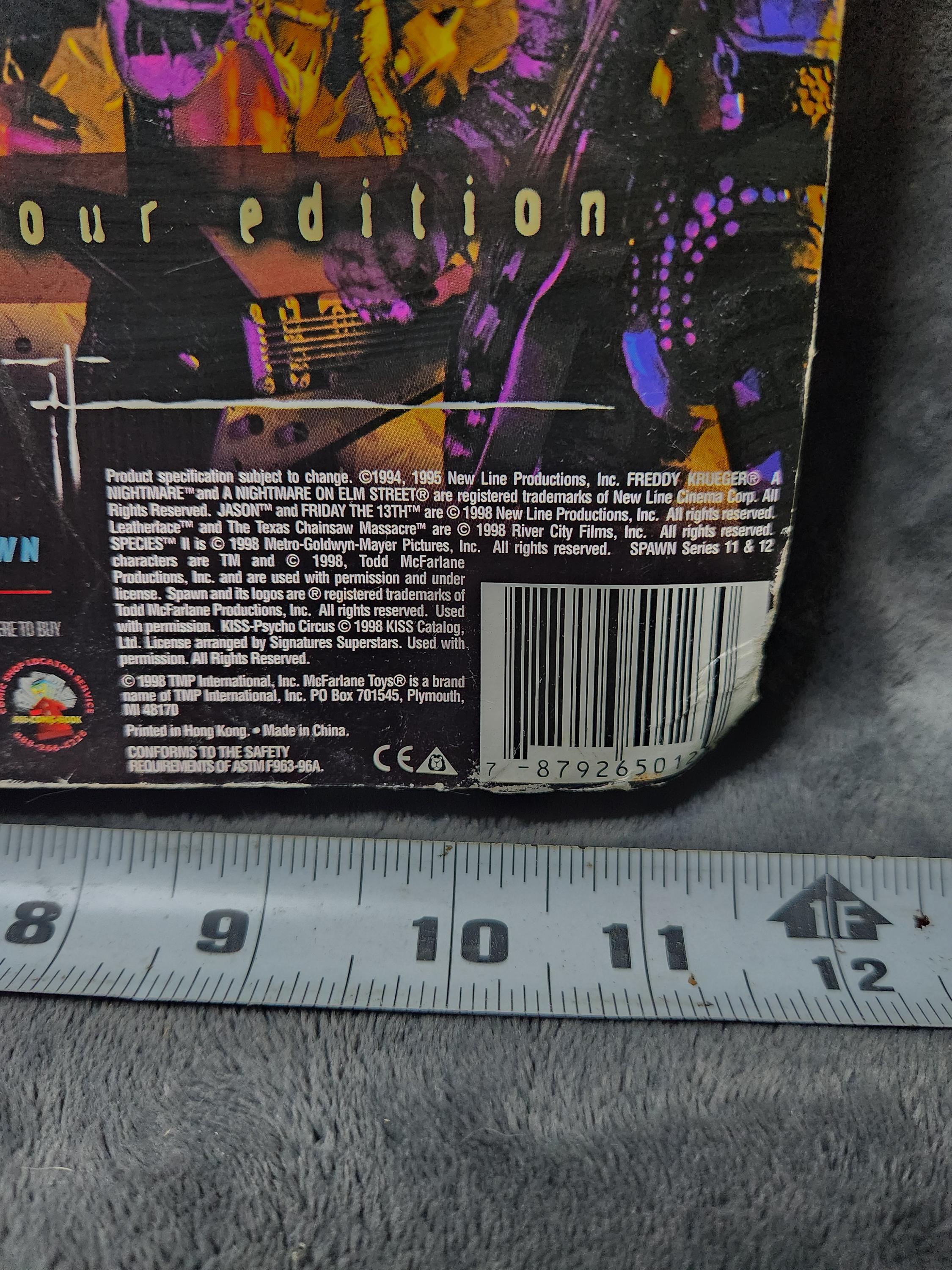 J* 新品 NOS 1998 KISS サイコサーカス アクションフィギュア ツアー