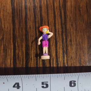 Vintage 1990s Polly Pocket Doll Trinket Box - Tiny figurine #90