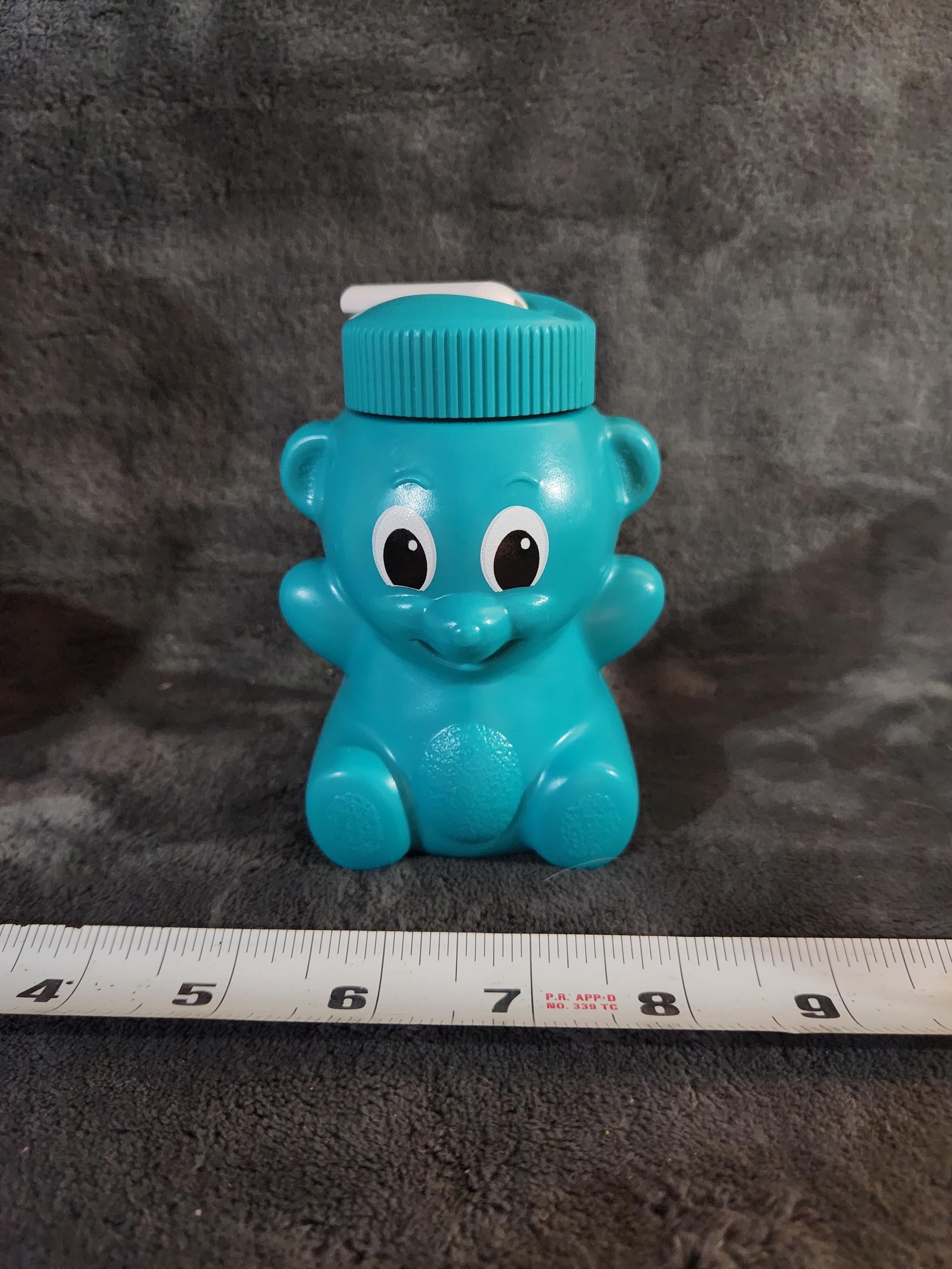 Vintage 1990s Rubbermaid Juice Box Bear Teal - Etsy