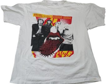 90s Levis × Rolling Stones Voodoo Lounge Vintage 90s ROLLING STONES tie dye tee voodoo lounge