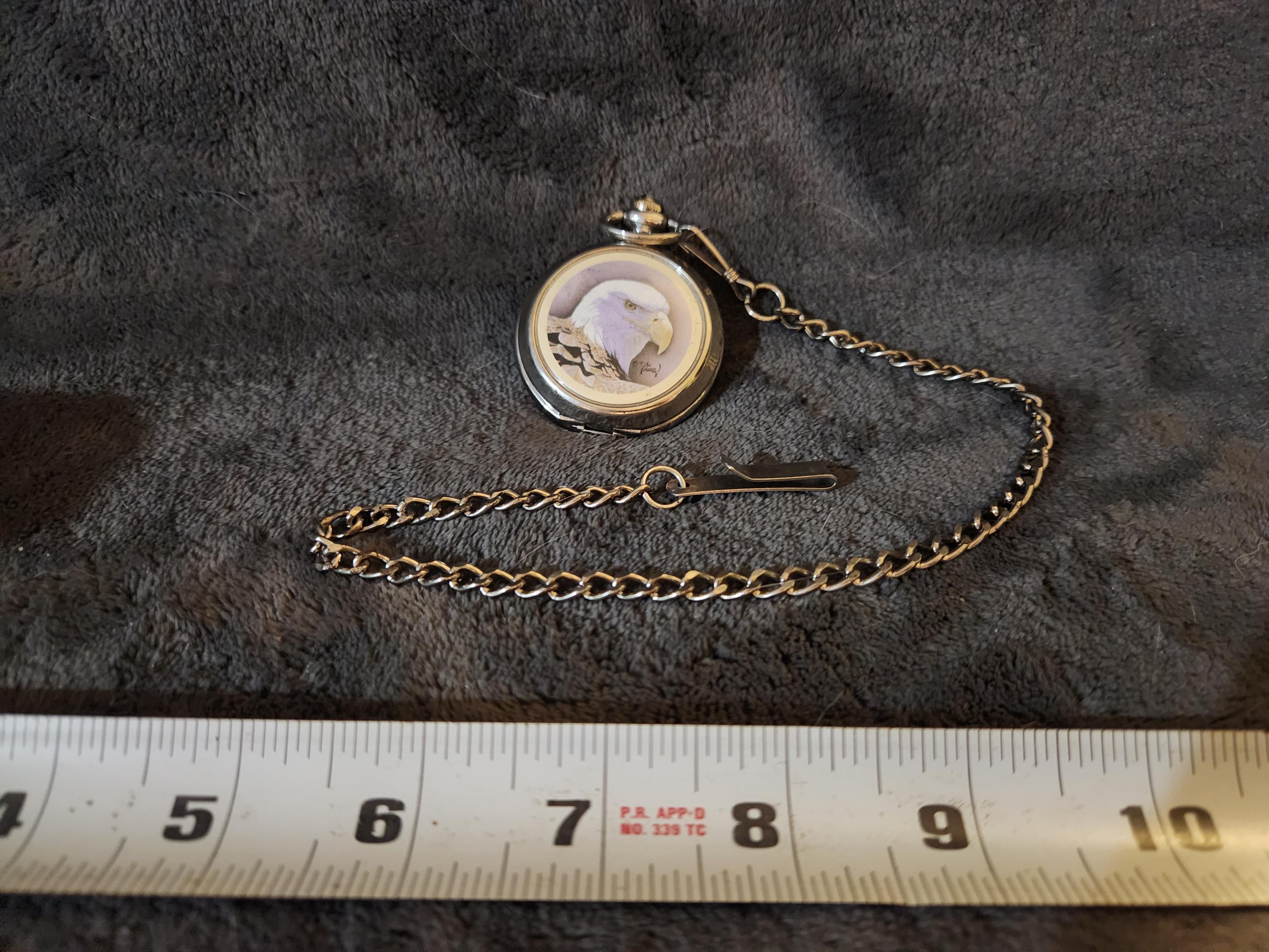 Vintage Al Agnew Majestic Eagles Pocket Watch - Etsy