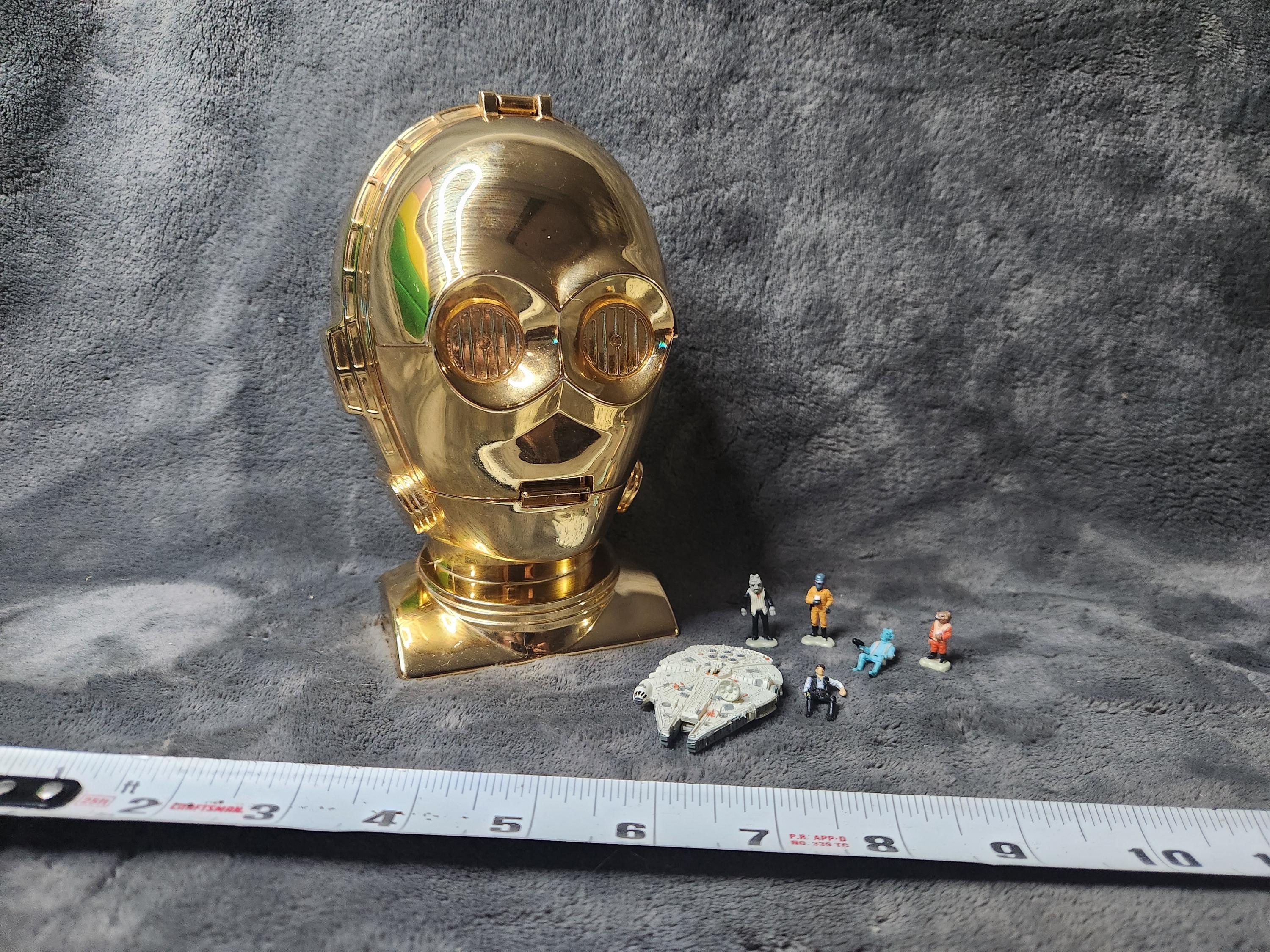 J* Vintage Star Wars Micro Machines C-3PO Cantina Complete Playset