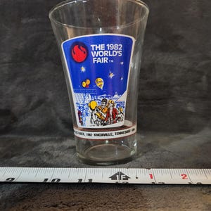 Vintage 1982 Worlds Fair Knoxville Tennessee McDonald’s Drinking Glass Cup