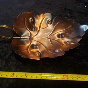 Vintage Coppercraft leaf tray
