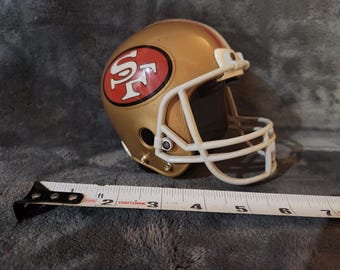 J* Vintage 1995 San Francisco 49ers Forty Niners ERTL Piggy Bank Mini Helmet Metal