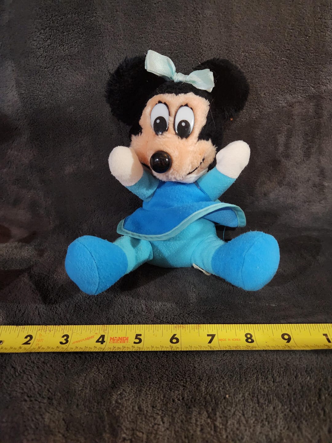 minnie mouse blue dress plush 2021 Graduate – Neverland Delivery A brand Ty Beanie Baby - Minnie
