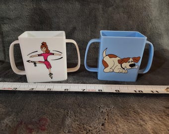 Juego vintage de dos porta jugos Mommy Helper de los años 90