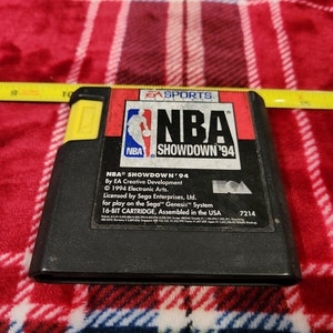 Vintage WORKING 1994 NBA Showdown Sega Genesis game  cartridge