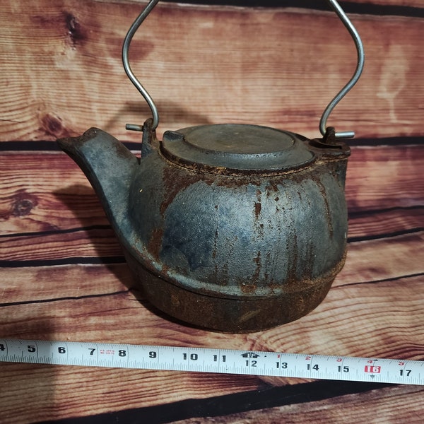 Cast Iron Kettle Etsy