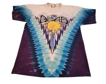 Camiseta vintage de la gira Summer Getaway de The Grateful Dead de 2003, talla M, color azul líquido.