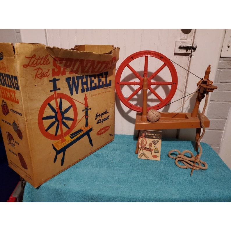 Remco Little Red Spinning Wheel 1961 D Etsy
