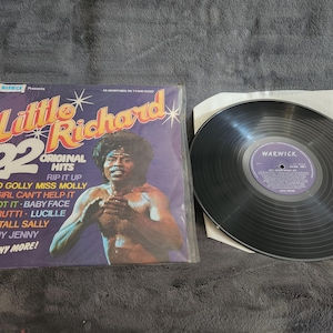 J* Vintage Original Hits By Little Richard LP vinyl record