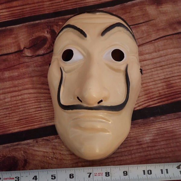 Money Heist Salvador Dali Masks La Casa De Papel Cosplay PVC Mask