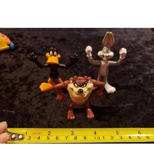 Vintage 1991 set of 3 Warner Bros PVC Figurines