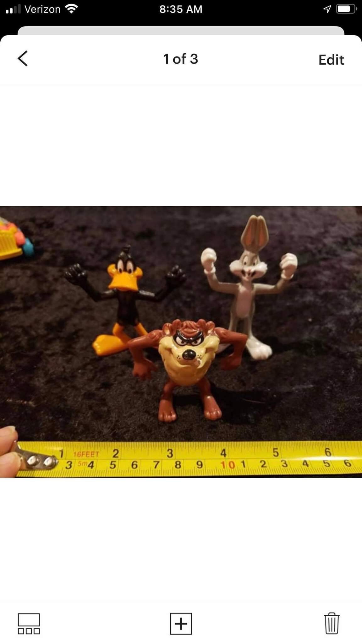 Vintage 1991 Set of 3 Warner Bros PVC Figurines - Etsy