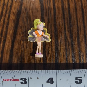 Vintage 1990s Polly Pocket Bluebird Doll Trinket Box - Tiny figurine #61