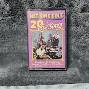 J* Vintage 20 Love Songs By Nat King Cole cassette