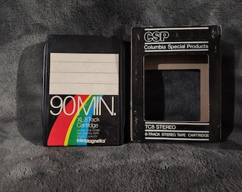 J * Vintage Intermagnetisches Rohling 90 Minuten 8 track FUNKTIONIERT