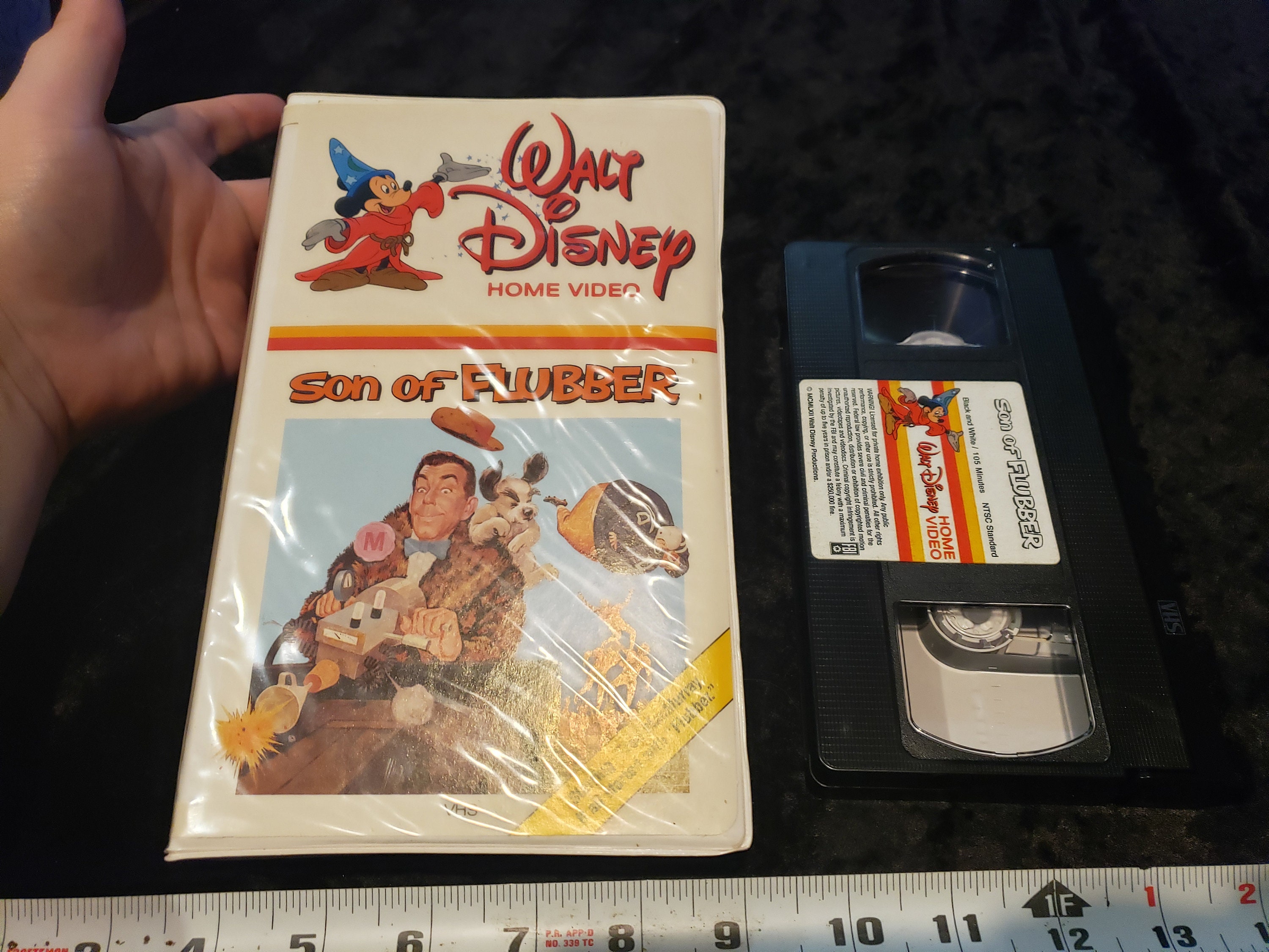 A** Vintage Disney Son of Flubber clamshell VHS