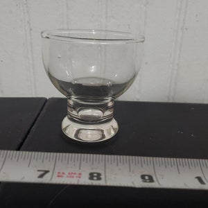 Vintage Federal glass cup clear