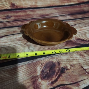 Vintage 1970s Frankoma Brown Retro Planter Succulent Planter southwestern Pottery Old Kitchen bowl