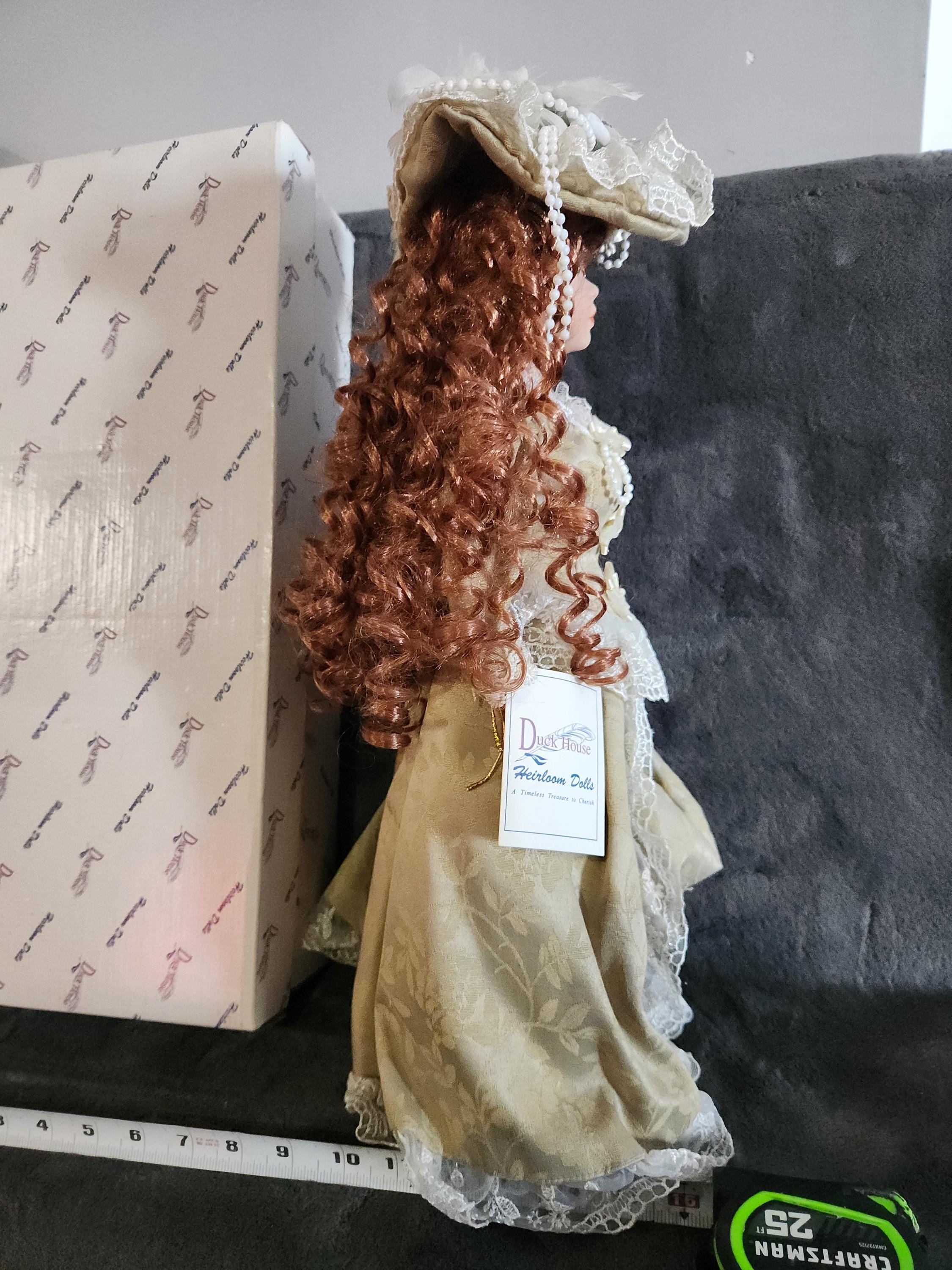 Vintage Duck House Heirloom 20" Porcelian Doll With Box - Etsy