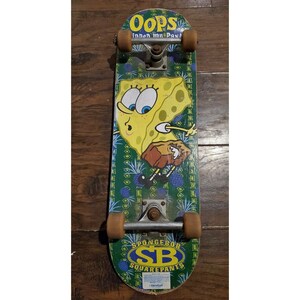 Vtg Variflex Spongebob Complete Wood Skateboard Deck Board - Etsy
