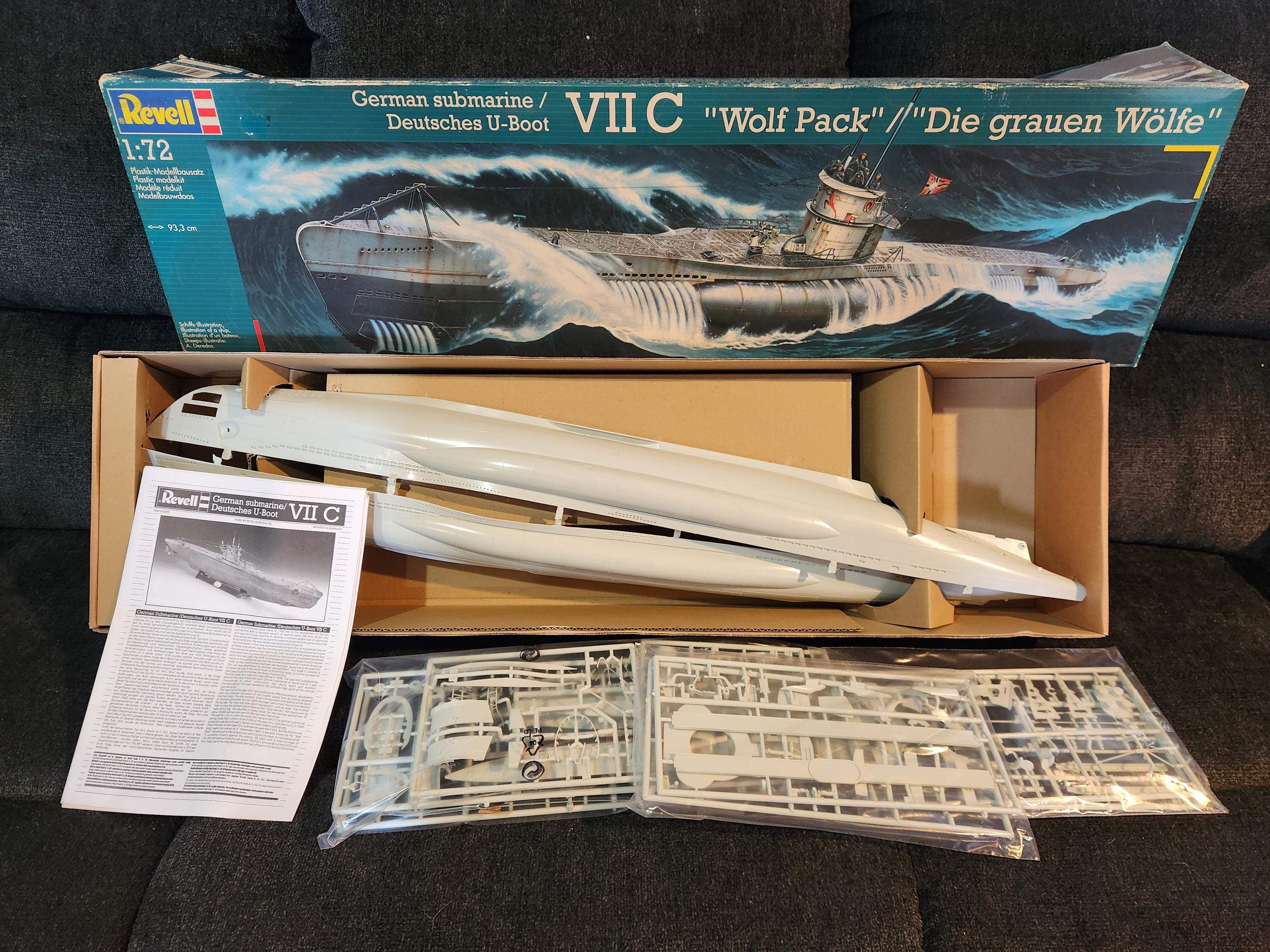 レア ドイツ海軍 】 Revell UボートVⅡC Wolf Pack New Vintage Revell