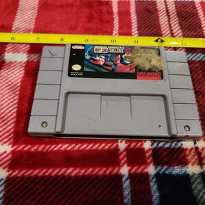 Vintage WORKING 1994 Michael Andrette Indy Car Challenge Super Nintendo Entertainment System cartridge