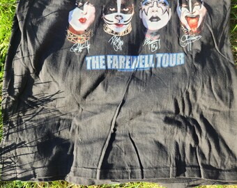 J* Vintage Kiss the Farewell Tour 1973-2000 T-shirt Large - Etsy
