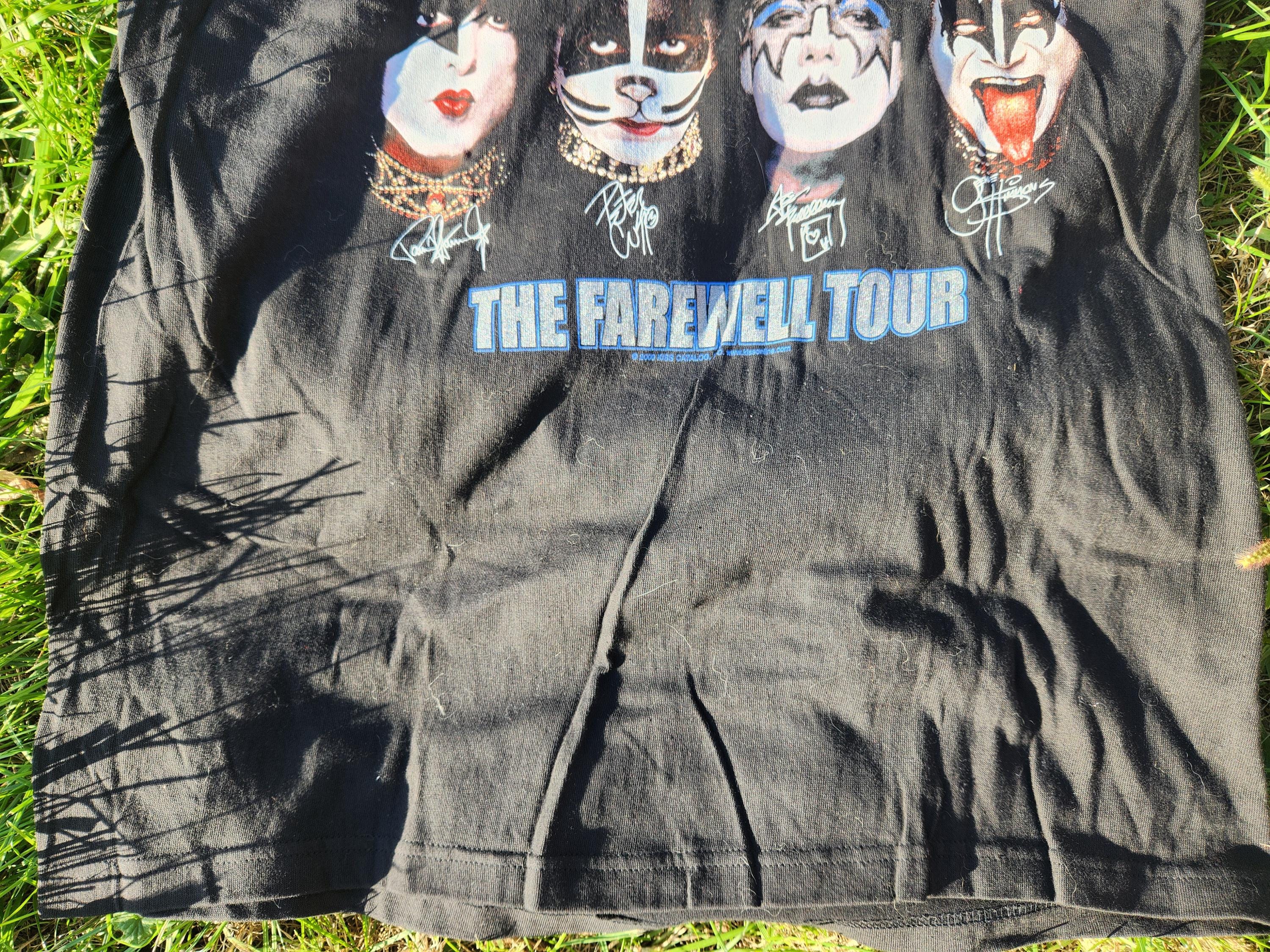J* Vintage Kiss the Farewell Tour 1973-2000 T-shirt Large - Etsy