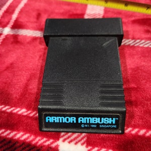 Vintage WORKING 1982 Armor Ambush Mattel Electronics Atari 2600 game cartridge