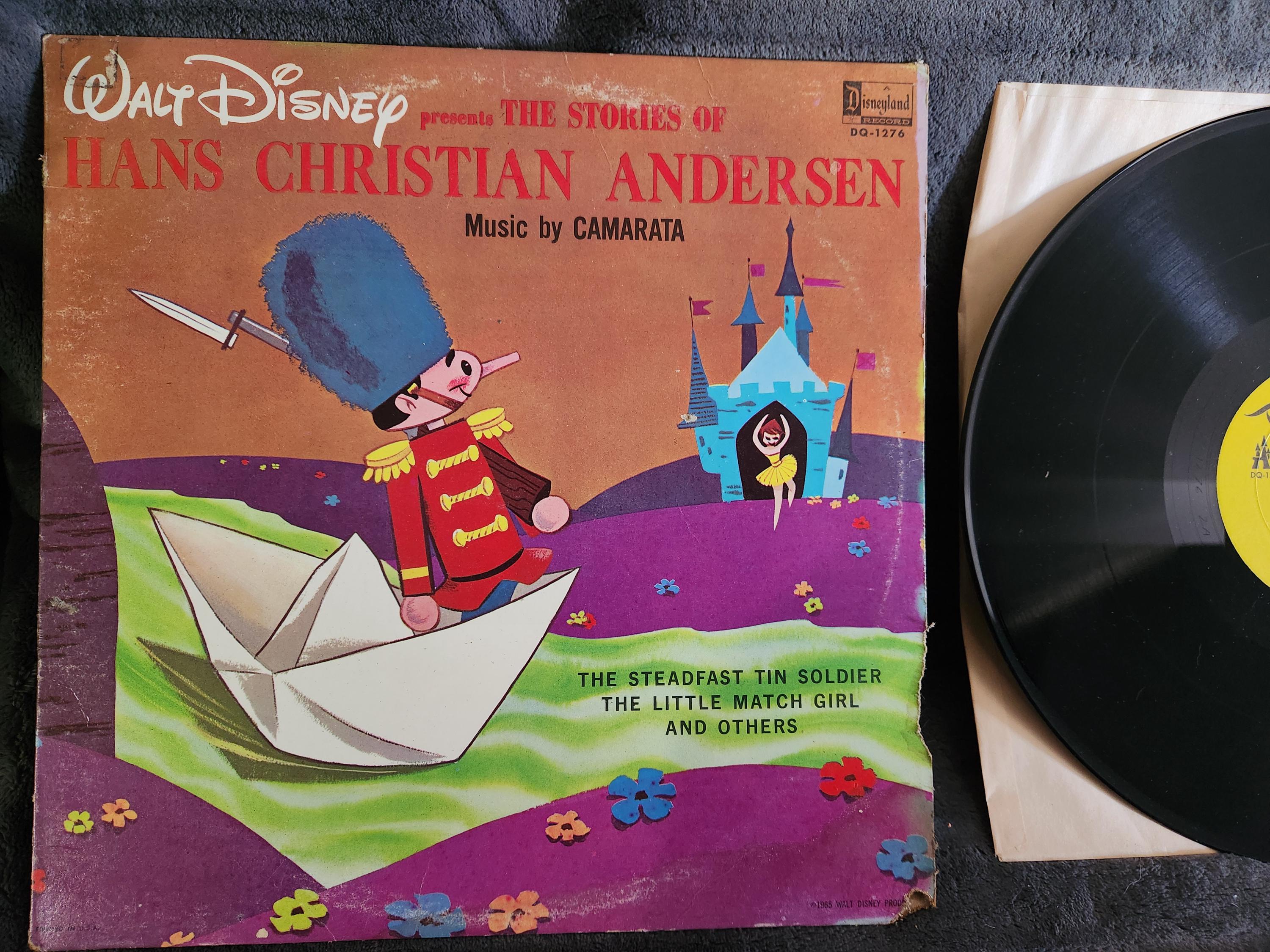 J* Vintage 1965 Hans Christian Andersen Disneyland Walt Disney