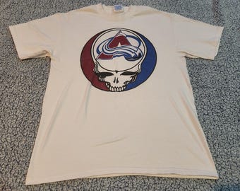 Camiseta Single Stitch The Grateful Colorado Avalanchee Tour Talla Grande
