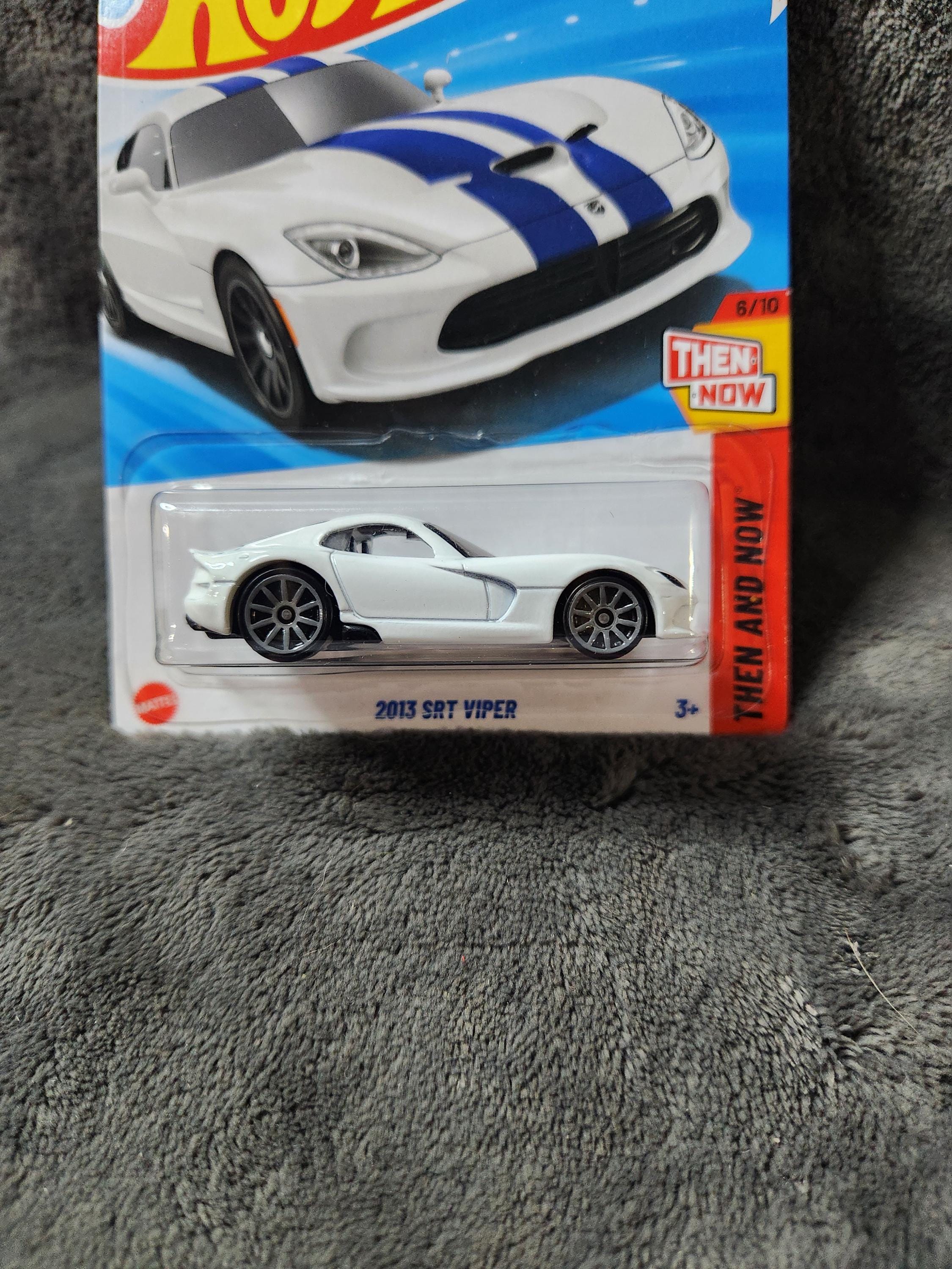 M* 2024 Mattel Hotwheels White 2013 SRT Viper HW Then and Now
