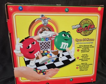 NOS Vintage M&m's Rock'n Roll Cafe Jukebox Candy Dispenser