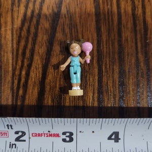 Vintage 1990s Polly Pocket Bluebird Doll Trinket Box - Tiny figurine #129