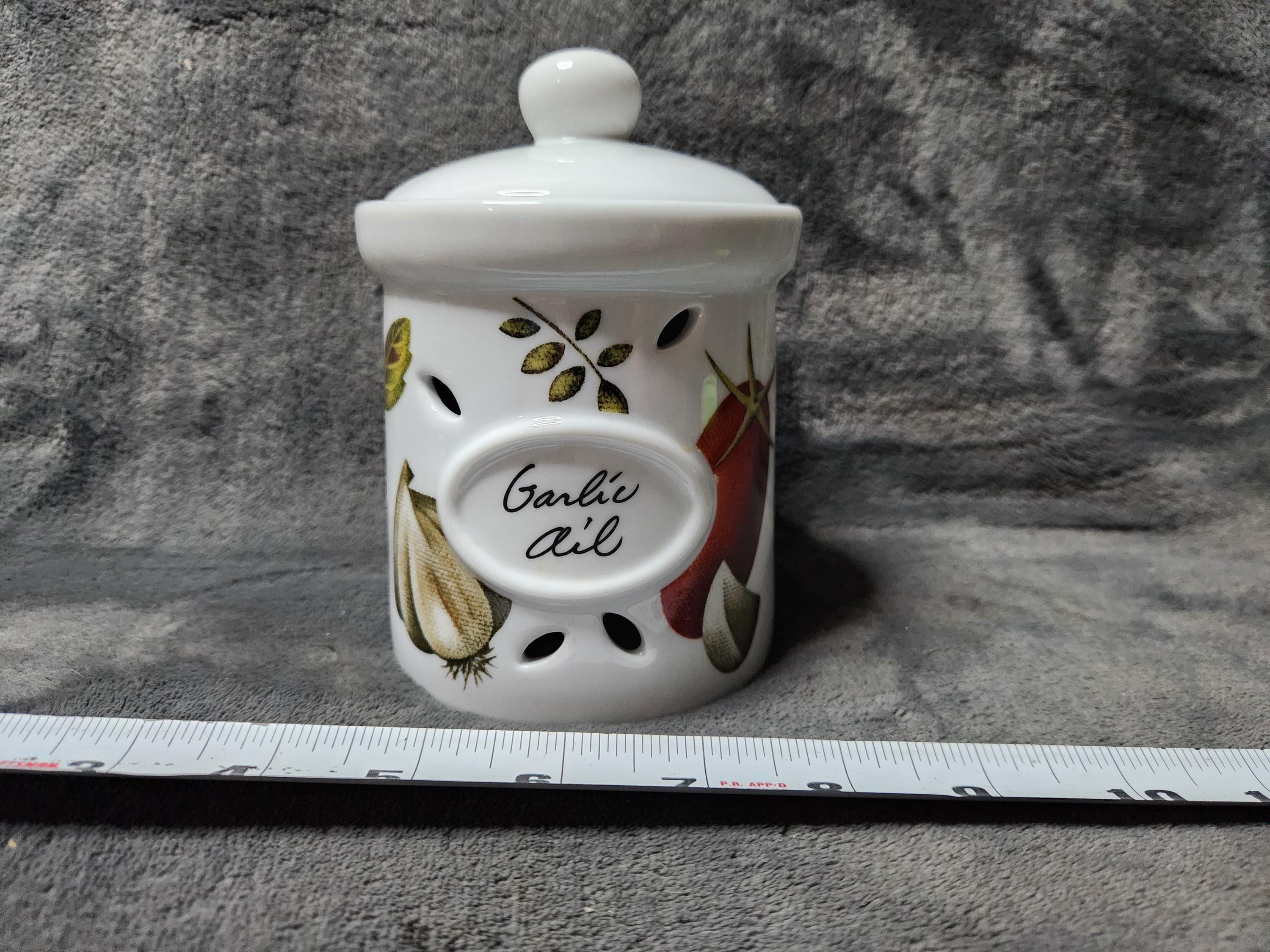 ビンテージ 1950年代 陶器製 クッキージャー 蓋付き・ビスケット保存用 ビンテージ 1950年代 陶器製 クッキージャー 蓋付き・ビスケット保存用