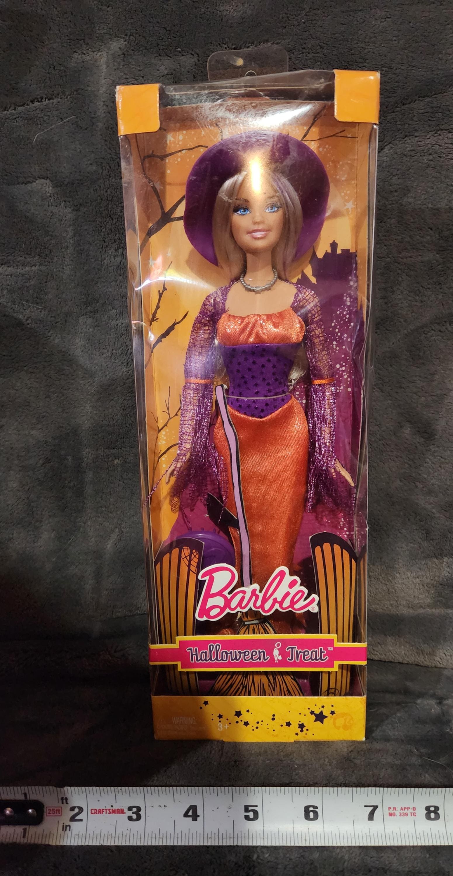 Poupée Barbie MATTEL Halloween Princesse sorcière vintage 2001 Ref 50875