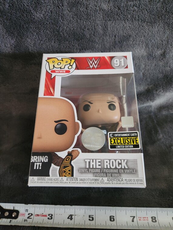 Funko Pop! Vinyl Figur The Rock – 25th Anniversary Edition Mit Championship Belt