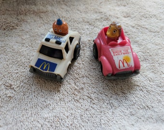 Vintage MCDONALDS Big Mac and Birdie Early bird pullback cars