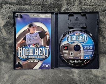 Playstation 2 PS2 High Heat Major League Baseball 2003 Game With
